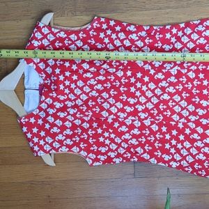 Vintage Nautical Shift Dress Small